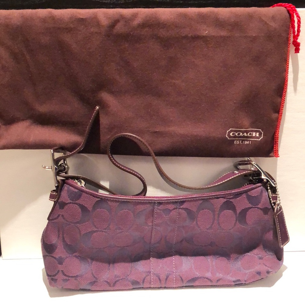 Small Purple Coach Purse